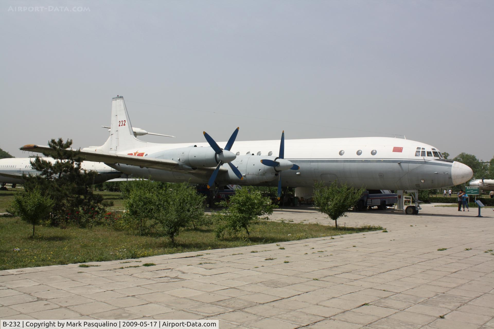 B-232, Ilyushin Il-18V C/N 184007605, Ilyushin Il-18V located at Datangshan, China