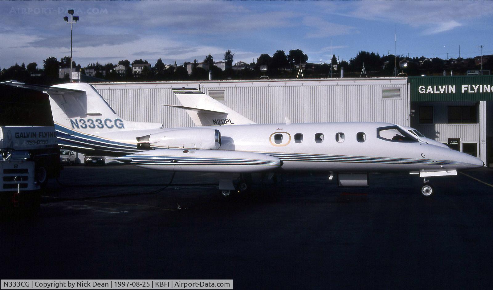 N333CG, 1978 Gates Learjet 25D C/N 262, KBFI