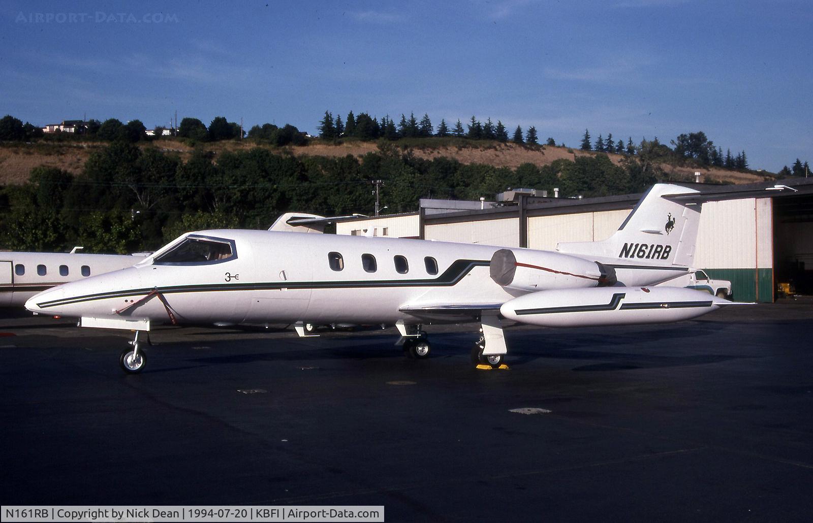 N161RB, 1980 Learjet 25D C/N 25D-294, KBFI