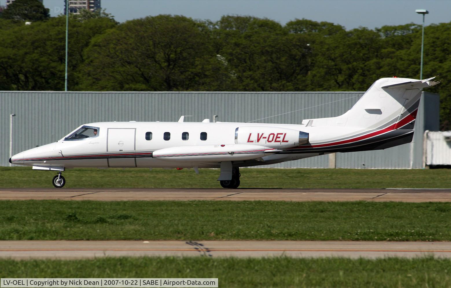 LV-OEL, 1980 Learjet 25D C/N 25D-307, SABE
