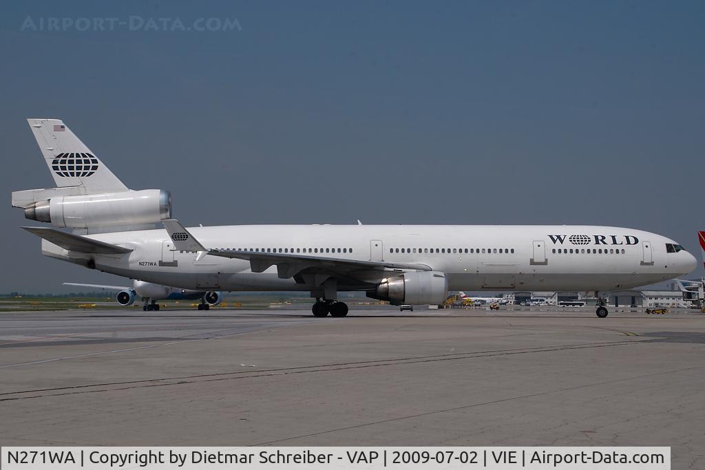 N271WA, 1992 McDonnell Douglas MD-11 C/N 48518, World Airways MD11