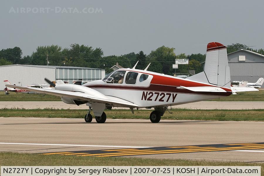 N2727Y, 1958 Beech 95 Travel Air C/N TD-79, EAA AirVenture 2007