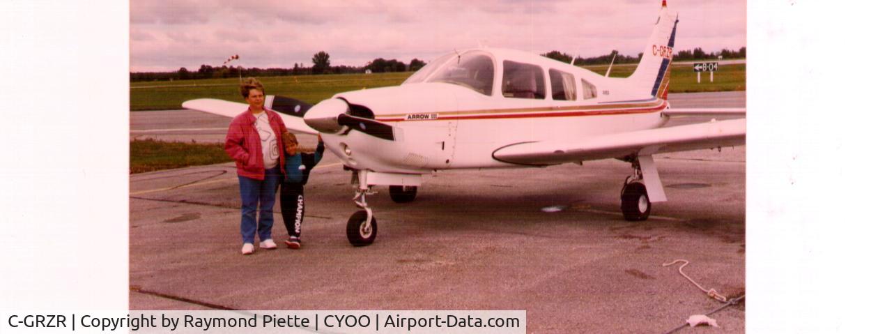 C-GRZR, 1978 Piper PA-28R-201 Cherokee Arrow III C/N 28R-7837142, Romeo Zulu Romeo at Oshawa, On  1989, My plane