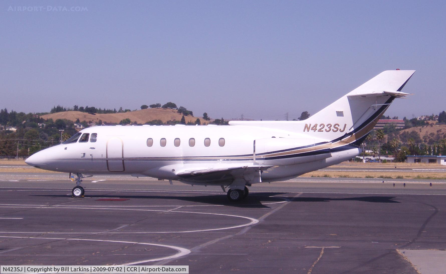 N423SJ, British Aerospace BAe.125 Series 800A C/N 258135, Visitor
