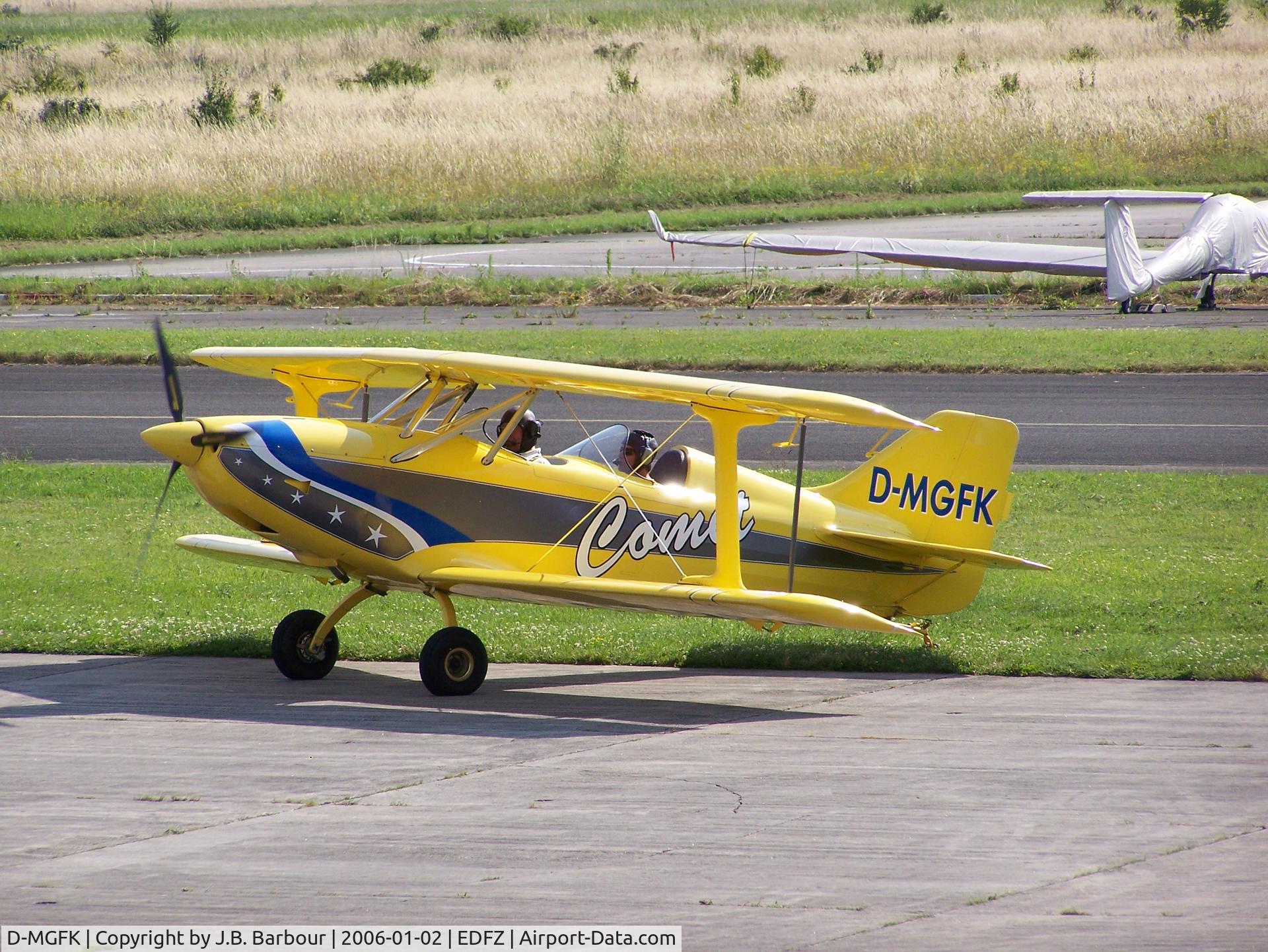 D-MGFK, B & F Funk FK-12 Comet C/N 012-062, Nice bi-wing.  By the way I never did get your name?