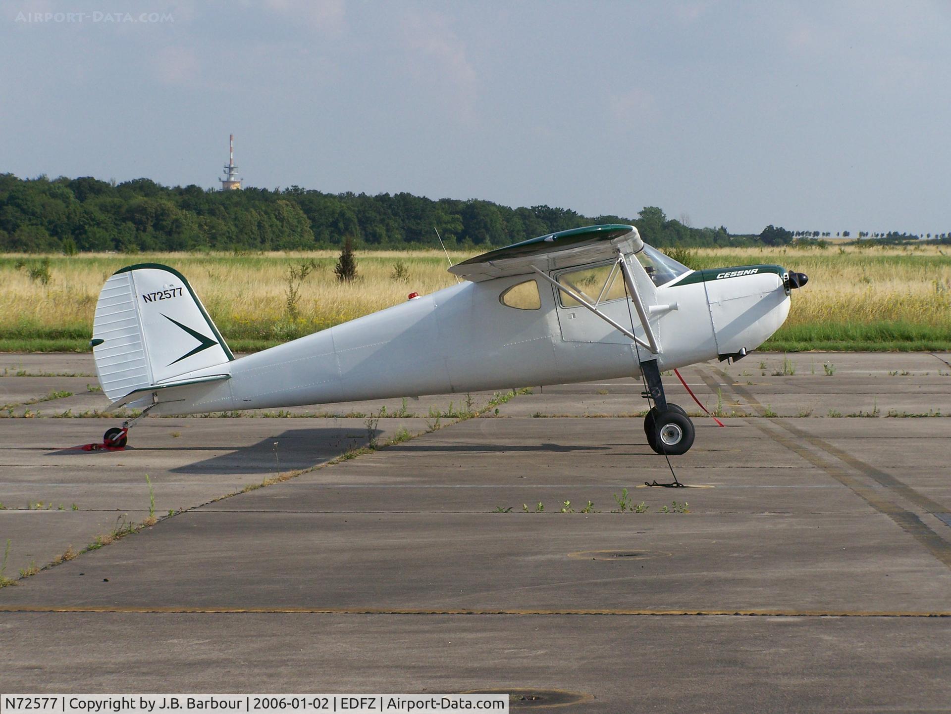 N72577, 1946 Cessna 140 C/N 9747, I nice older cessna at an older air field.  Good combo.