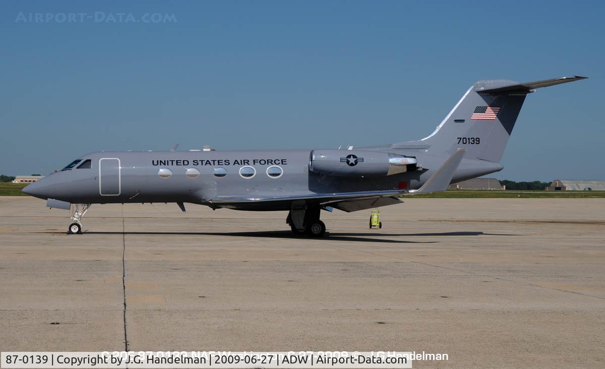 87-0139, Gulfstream Aerospace C-20E (Gulfstream III) C/N 497, C-20E at NAF Washington