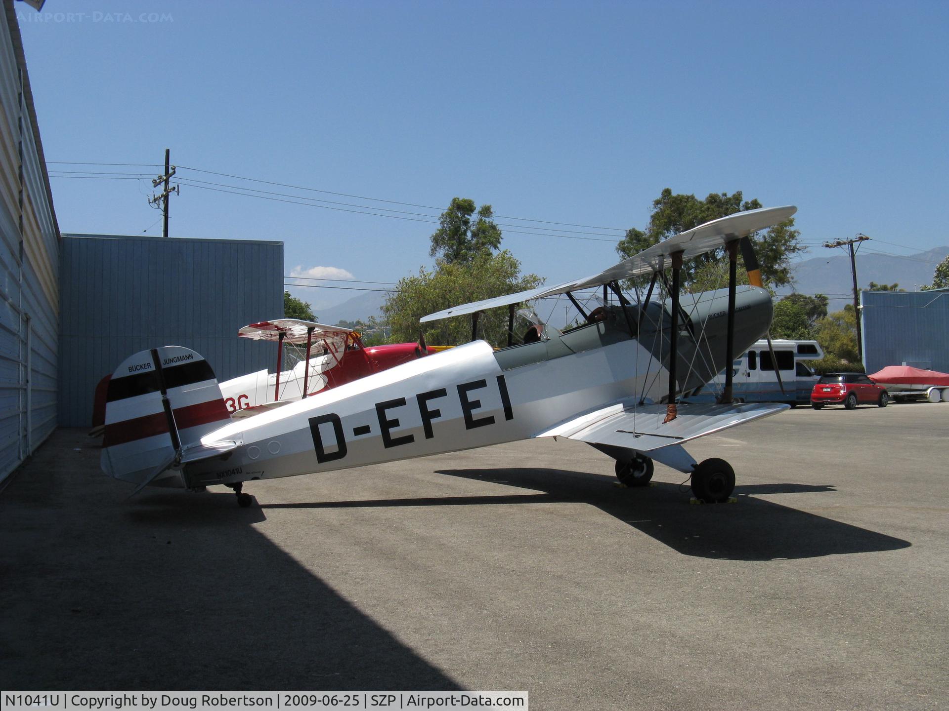 N1041U, 1981 CASA 1-131 Jungmann C/N E3B-469, 1981 Bucker Jungmann C.A.S.A. 1.131, Lycoming O-320 conversion
