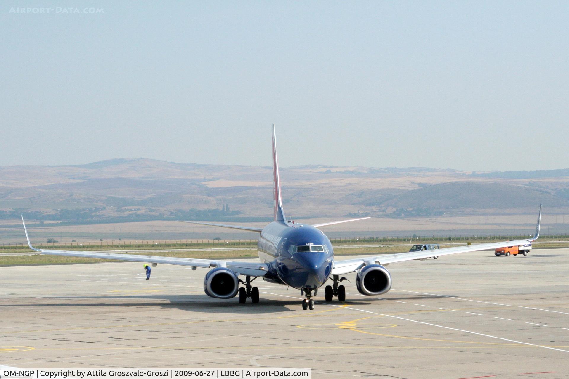 OM-NGP, 2007 Boeing 737-7GL C/N 34760, Burgas International Airport - LBBG - Sarafovo
