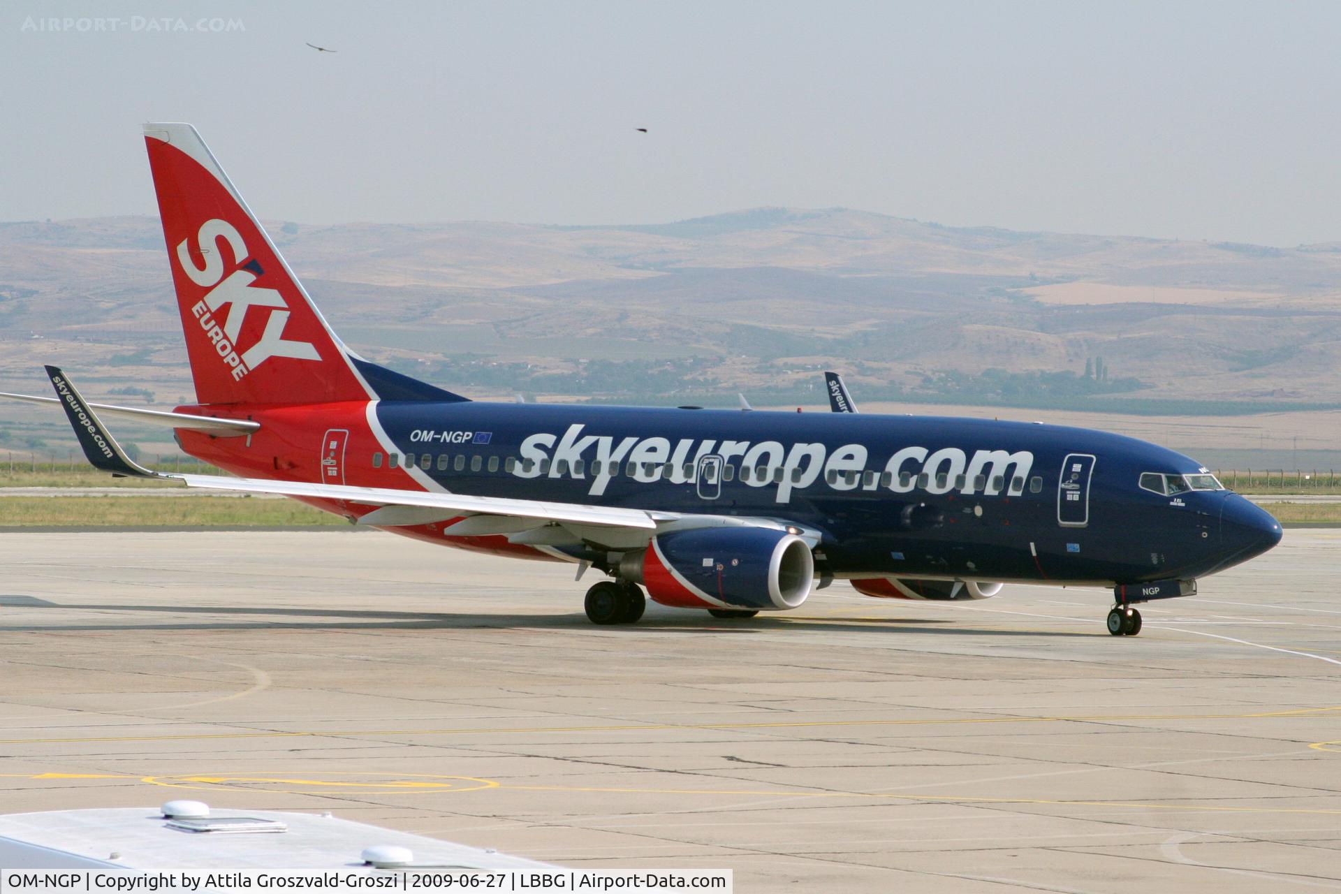 OM-NGP, 2007 Boeing 737-7GL C/N 34760, Burgas International Airport - LBBG - Sarafovo