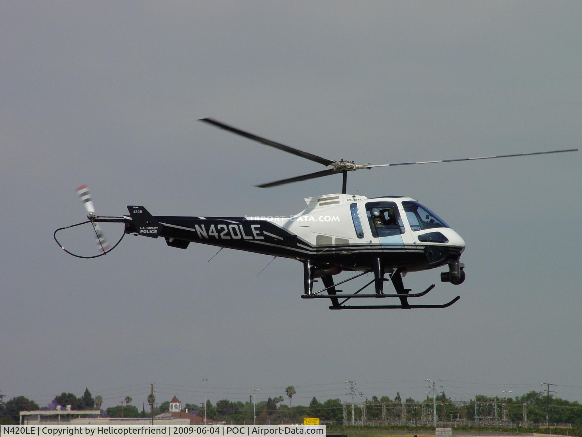 N420LE, 2006 Enstrom 480B C/N 5101, Heading to Eagle Helicopter for fuel