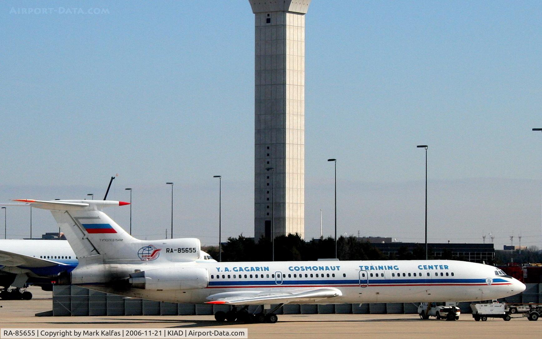 RA-85655, 1989 Tupolev Tu-154M/LK-1 C/N 89A798, TU-154 Y.A. Cosmonaut Training KIAD TWR ramp F