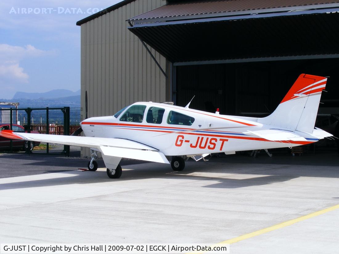 G-JUST, 1987 Beech F33A Bonanza C/N CE-1165, Previous ID: N334CW