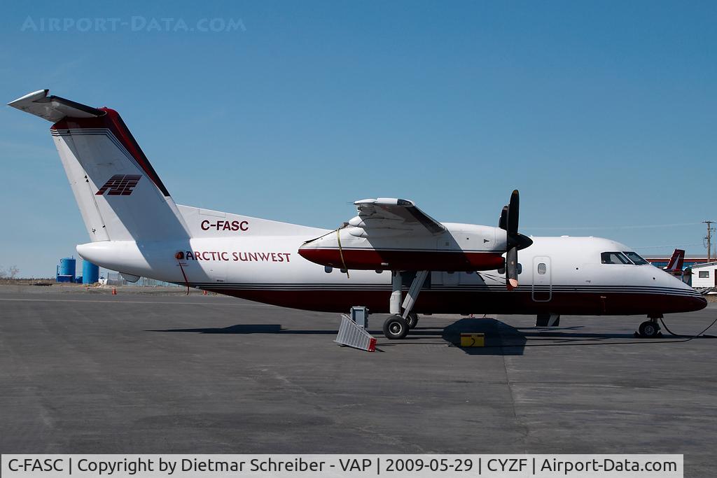 C-FASC, 1986 De Havilland Canada DHC-8-102 Dash 8 C/N 038, Arctic Sunwest Dash 8-100