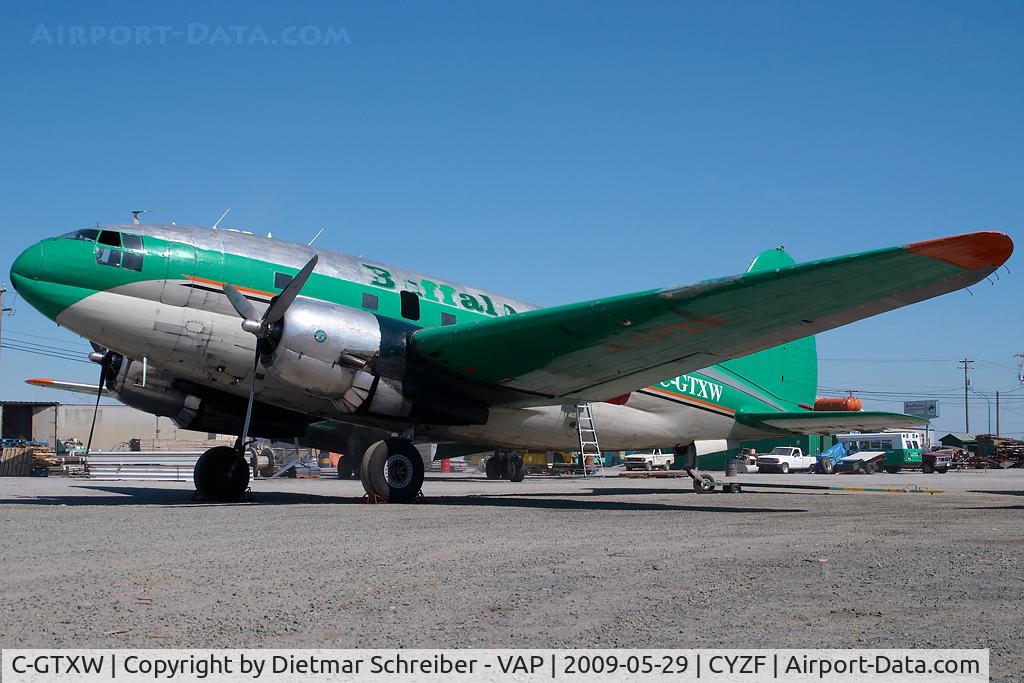C-GTXW, 1944 Curtiss C-46A-45-CU Commando C/N 30386, Buffalo Airways Curtiss C46