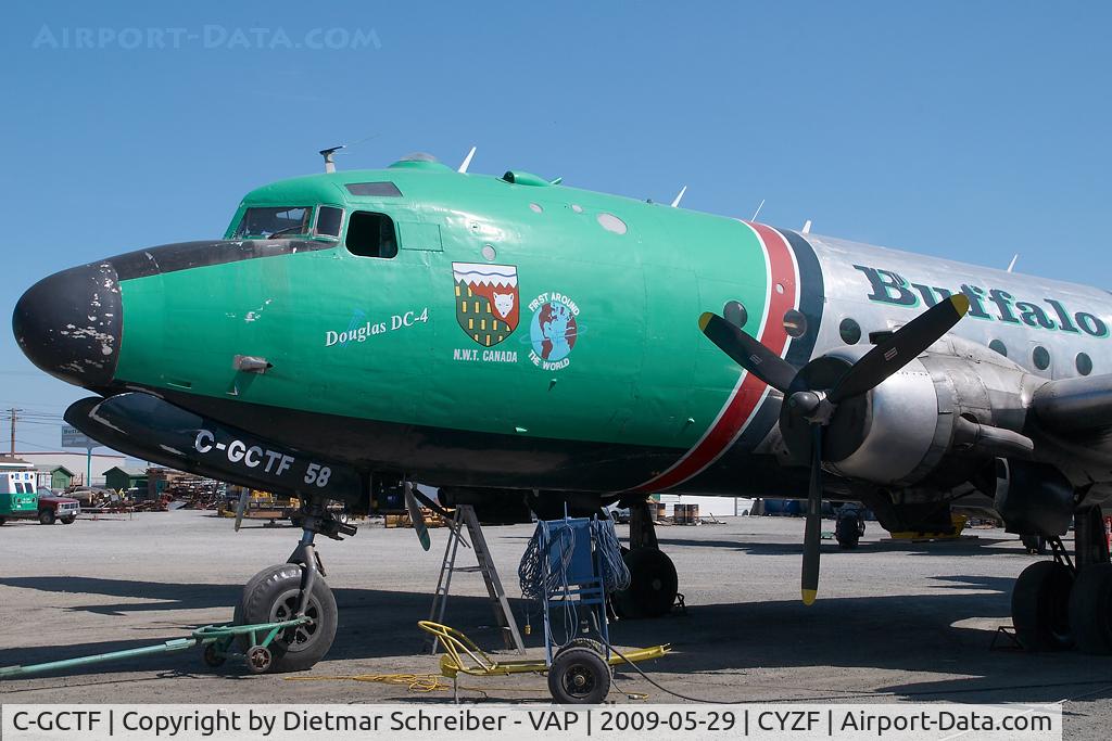 C-GCTF, 1945 Douglas C54E-DC C/N 27281, Buffalo Airways DC4