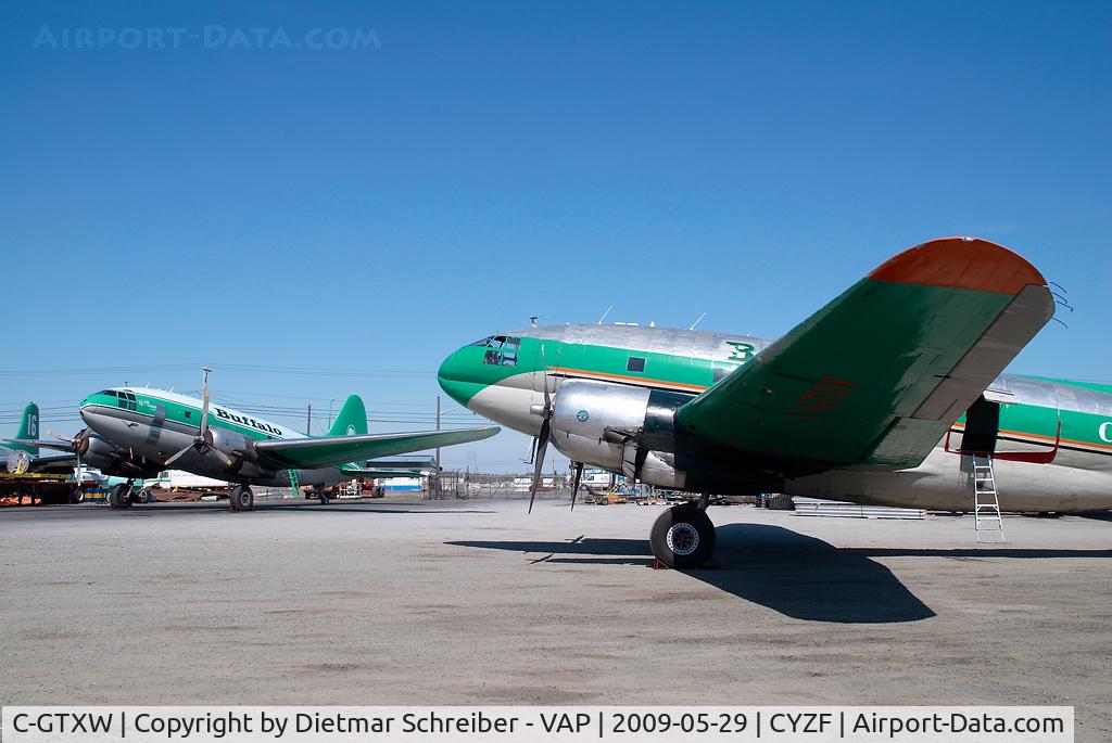 C-GTXW, 1944 Curtiss C-46A-45-CU Commando C/N 30386, Buffalo Airways Curtiss C46