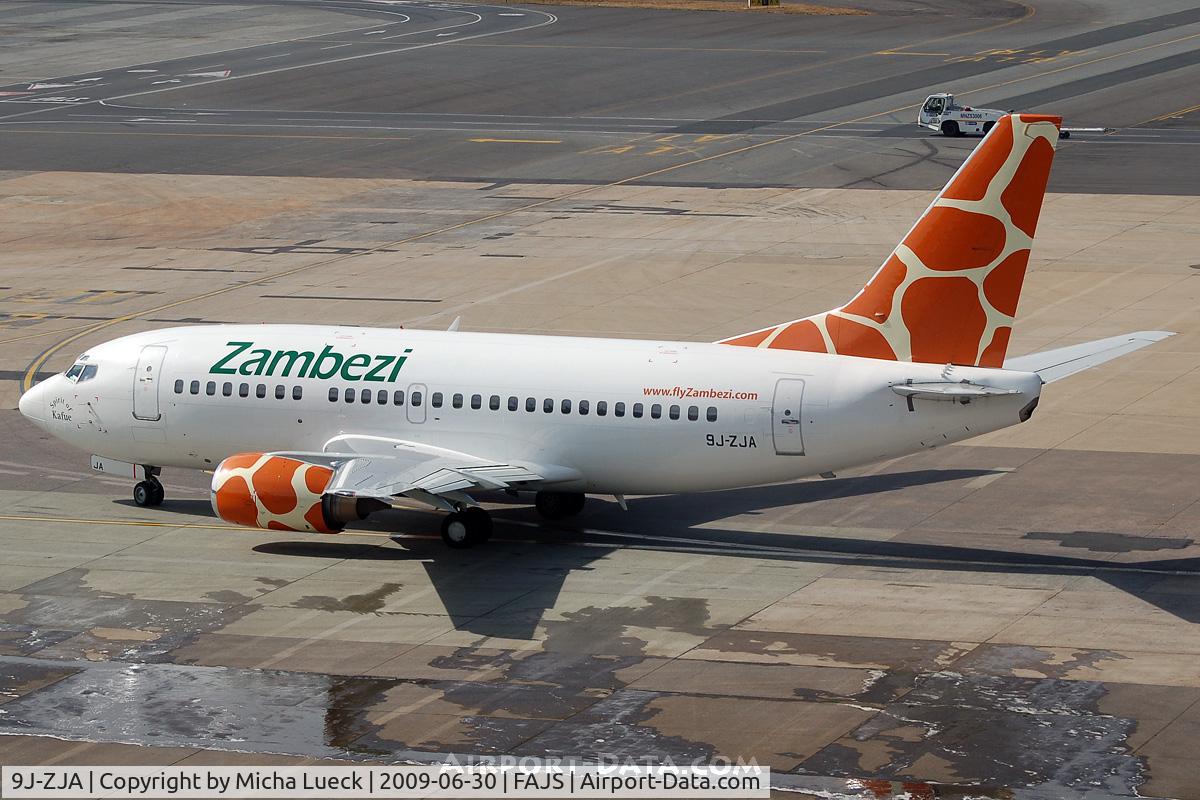 9J-ZJA, 1993 Boeing 737-5Y0 C/N 26101, At Jo'burg