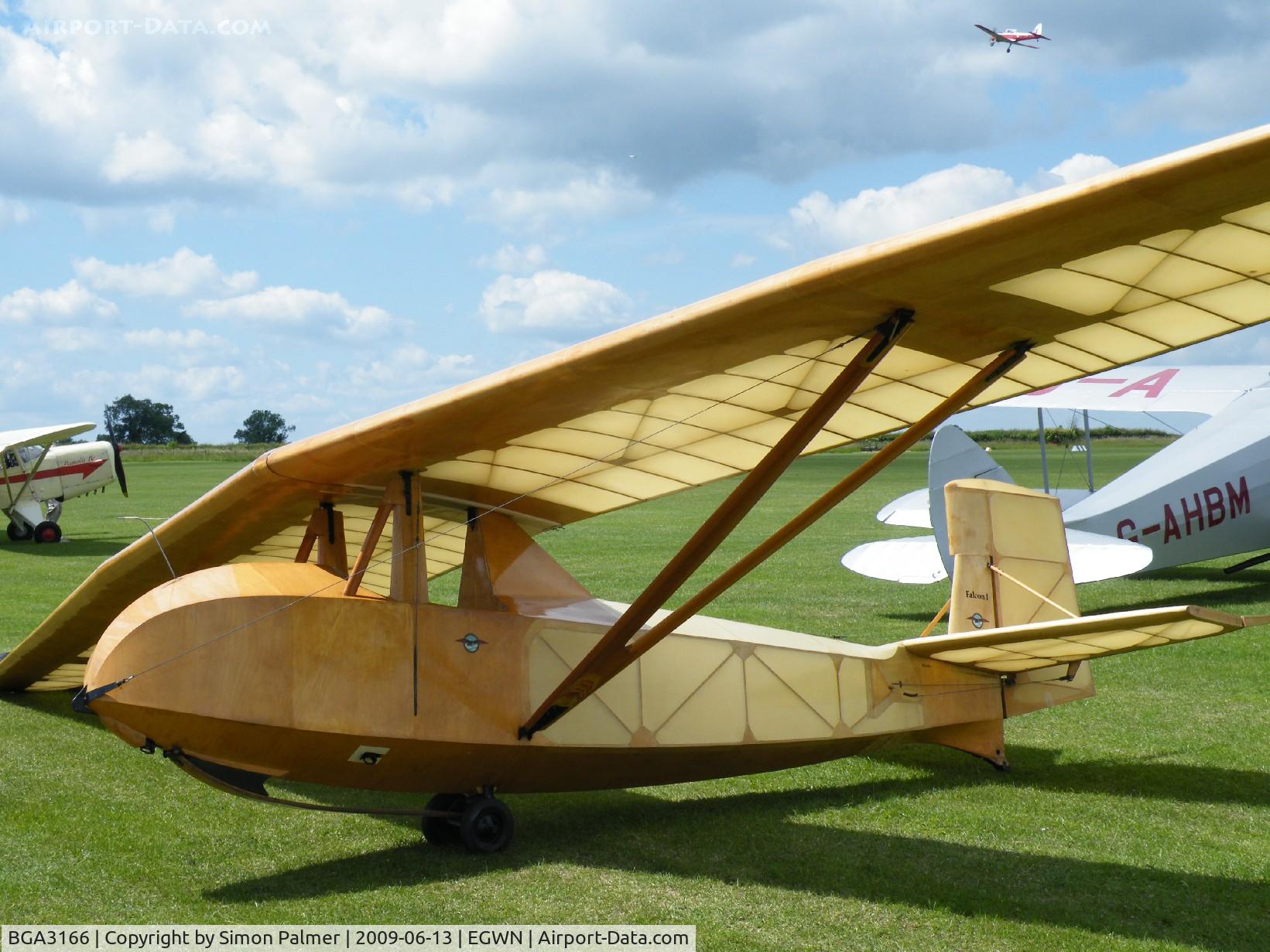 BGA3166, Slingsby T-1 Falcon Replica C/N Not found BGA3166, Slingsby Falcon replica