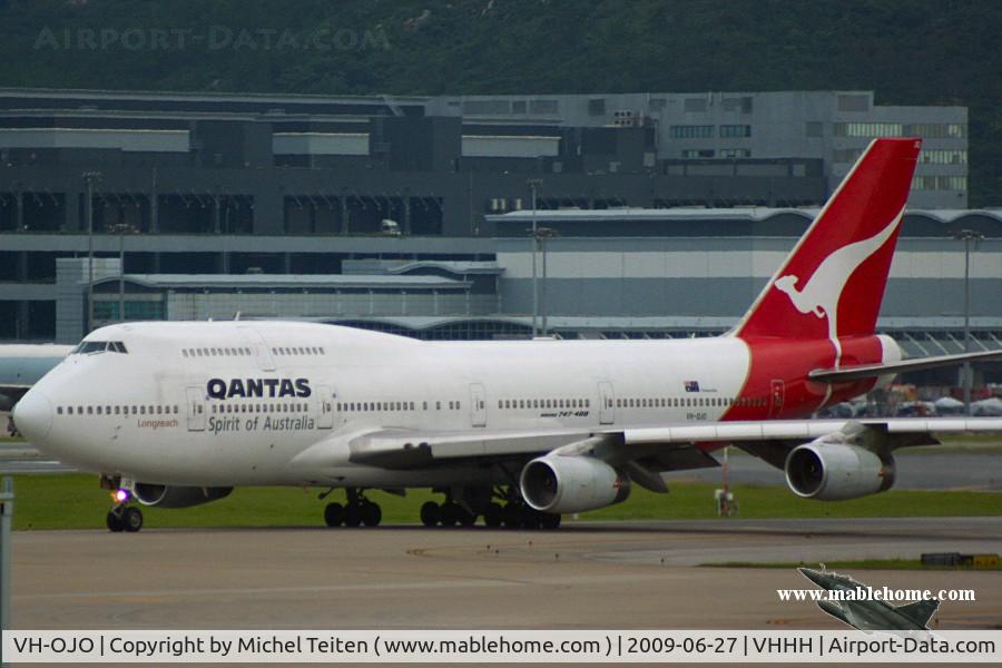 VH-OJO, 1992 Boeing 747-438 C/N 25544, Qantas
