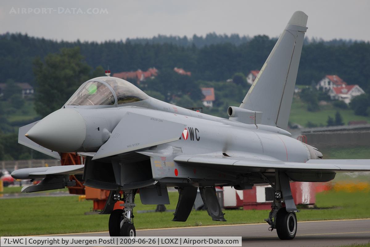 7L-WC, 2007 Eurofighter EF-2000 Typhoon S C/N AS003, Eurofighter EF-2000 Typhoon S - Austria Air Force