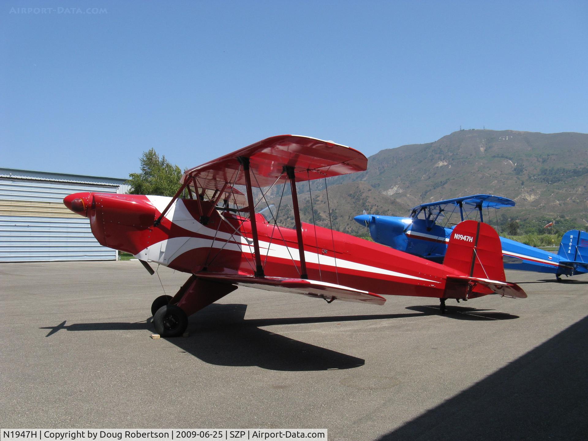 N1947H, 1947 Bucker Bu-131 Jungmann C/N 185, 1947 Aero Z Bucker 131 Jungmann, Lycoming O&VO-360 180 Hp upgrade