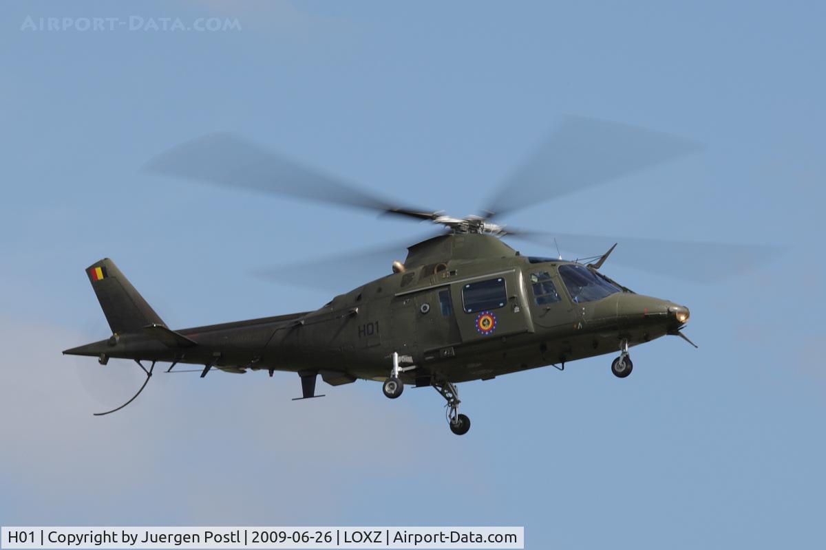 H01, 1991 Agusta A-109BA C/N 0301, Agusta A-109HO (A-109BA) -  Belgium Army