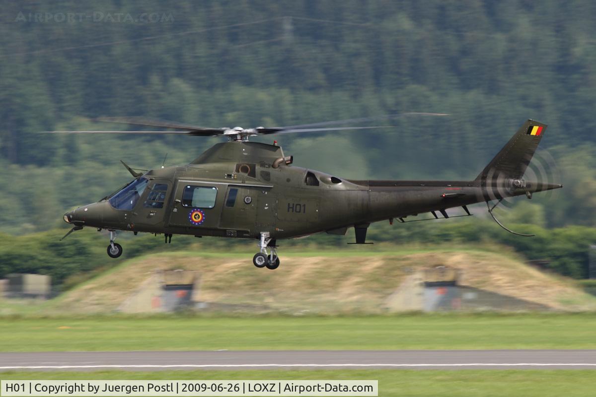 H01, 1991 Agusta A-109BA C/N 0301, Agusta A-109HO (A-109BA) -  Belgium Army