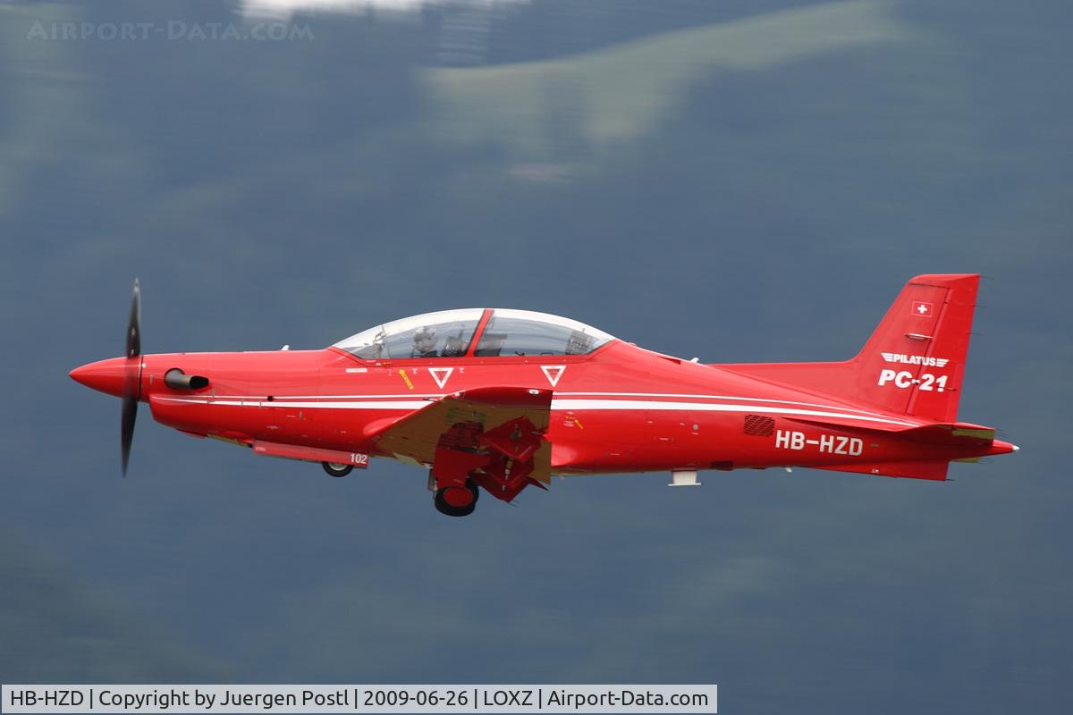 HB-HZD, 2007 Pilatus PC-21 C/N 102, Pilatus PC-21