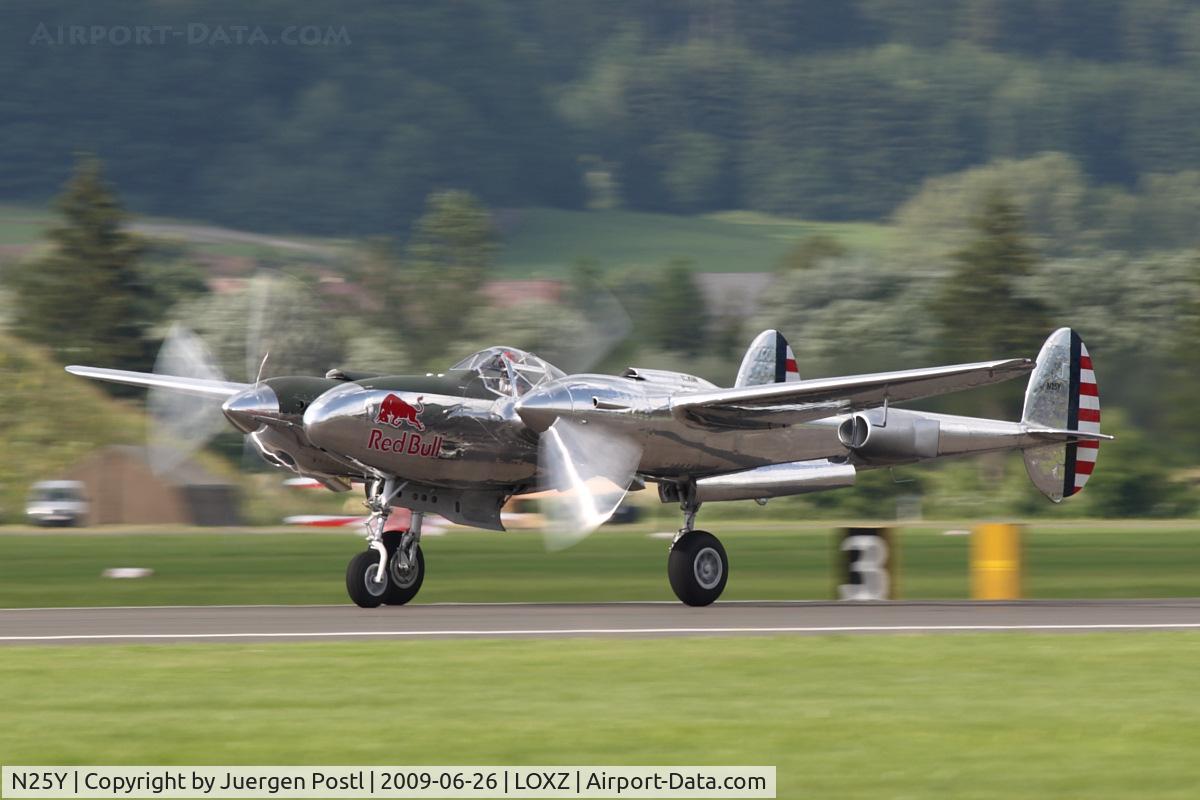 N25Y, 1944 Lockheed P-38L-5LO Lightning C/N AF44-53254, The Flying Bulls - Lockheed P-38L Lightning