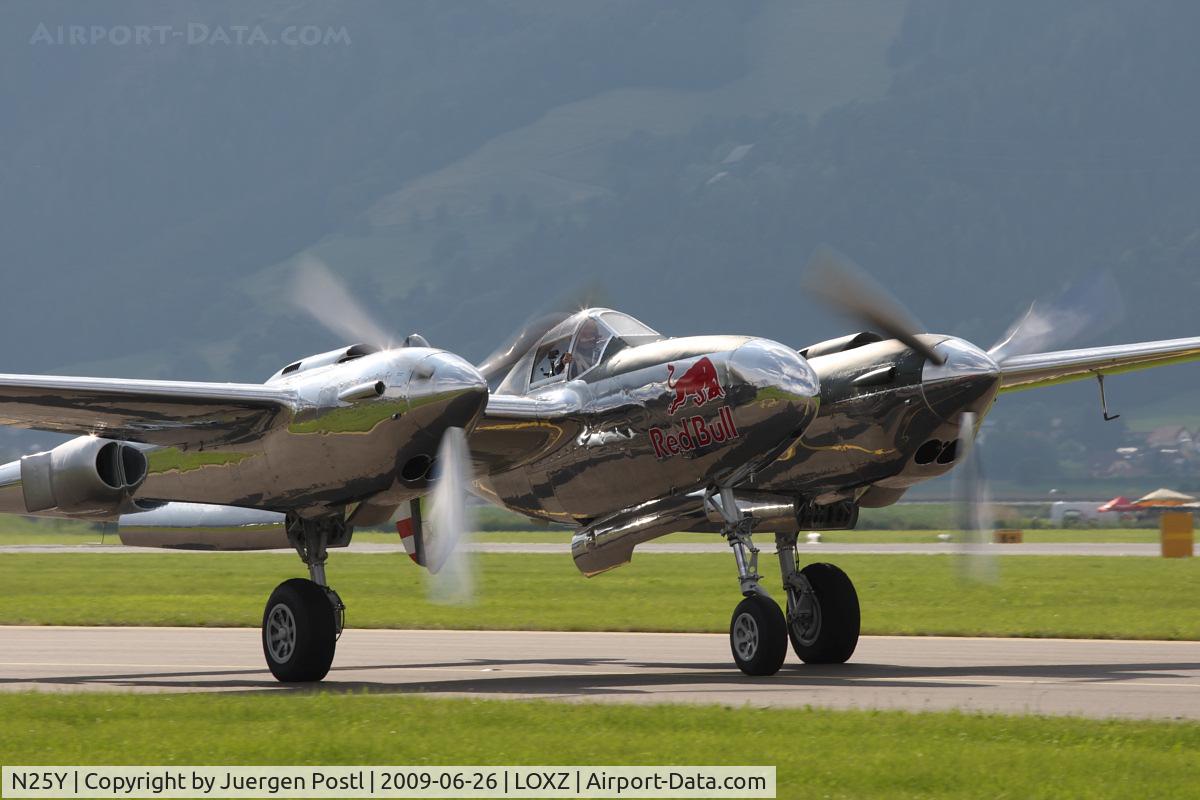 N25Y, 1944 Lockheed P-38L-5LO Lightning C/N AF44-53254, The Flying Bulls - Lockheed P-38L Lightning