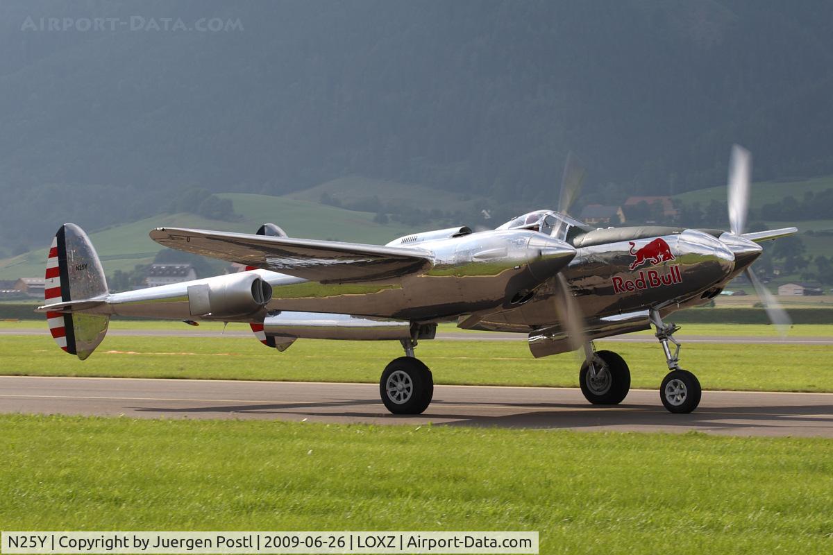 N25Y, 1944 Lockheed P-38L-5LO Lightning C/N AF44-53254, The Flying Bulls - Lockheed P-38L Lightning