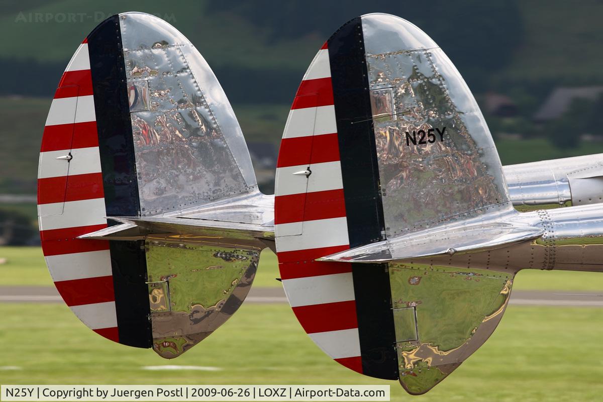 N25Y, 1944 Lockheed P-38L-5LO Lightning C/N AF44-53254, The Flying Bulls - Lockheed P-38L Lightning