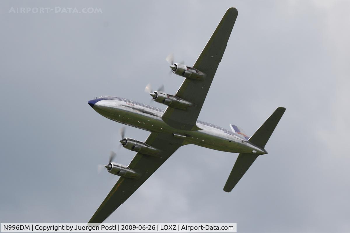 N996DM, 1958 Douglas DC-6B C/N 45563, Red Bull Douglas DC-6B