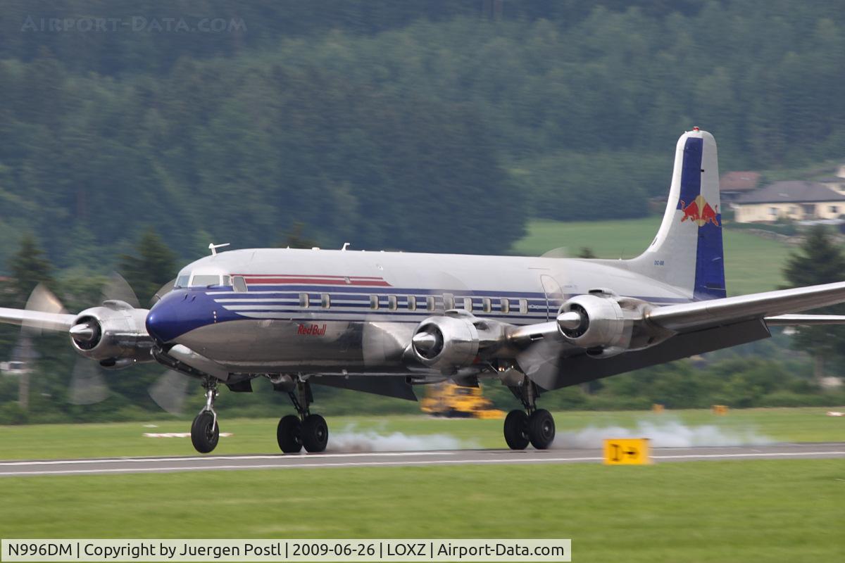 N996DM, 1958 Douglas DC-6B C/N 45563, Red Bull Douglas DC-6B