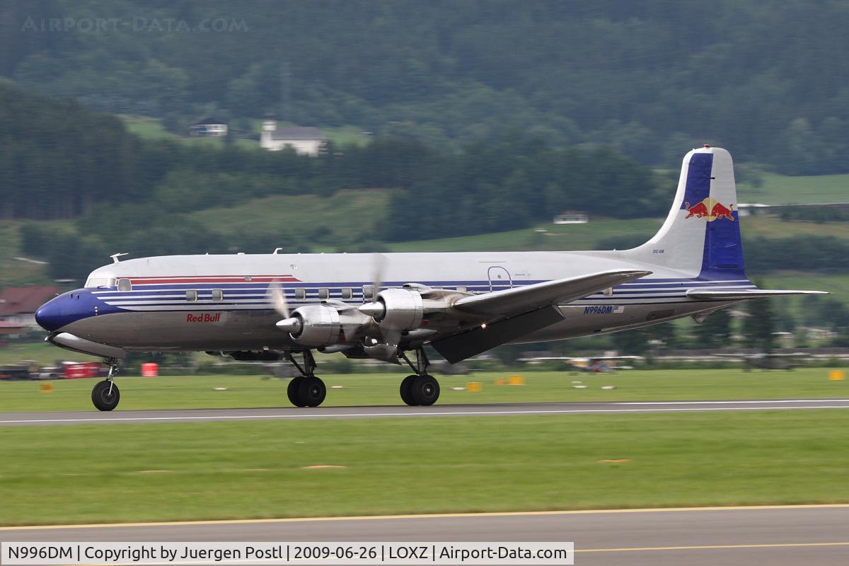 N996DM, 1958 Douglas DC-6B C/N 45563, Red Bull Douglas DC-6B