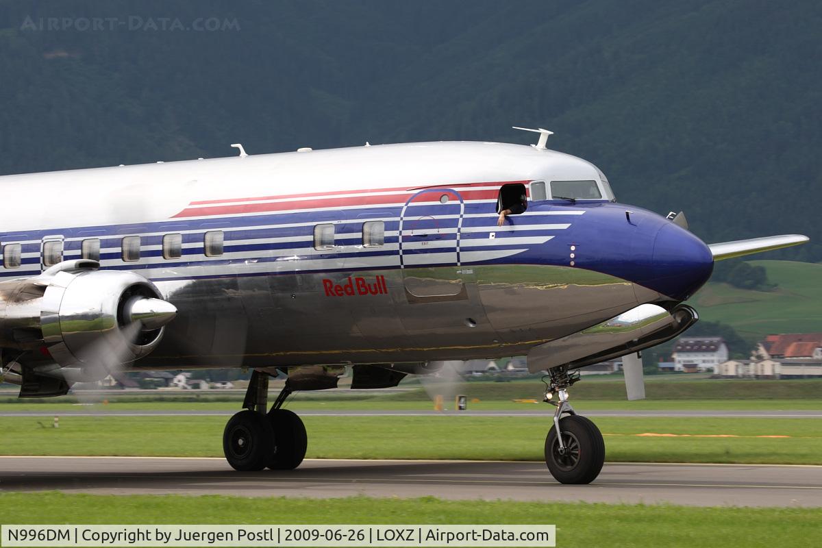 N996DM, 1958 Douglas DC-6B C/N 45563, Red Bull Douglas DC-6B