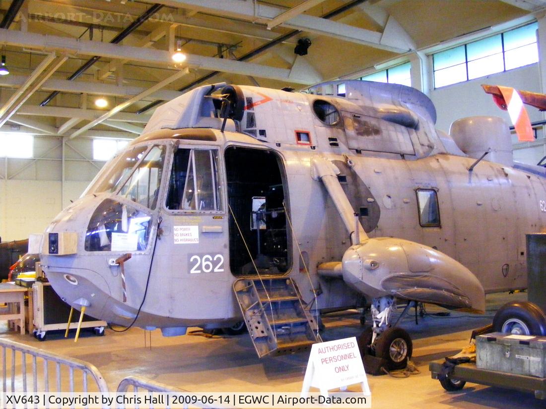 XV643, 1969 Westland Sea King HAS.6 C/N WA631, Defence College of Aeronautical Engineering Sea King HAS6