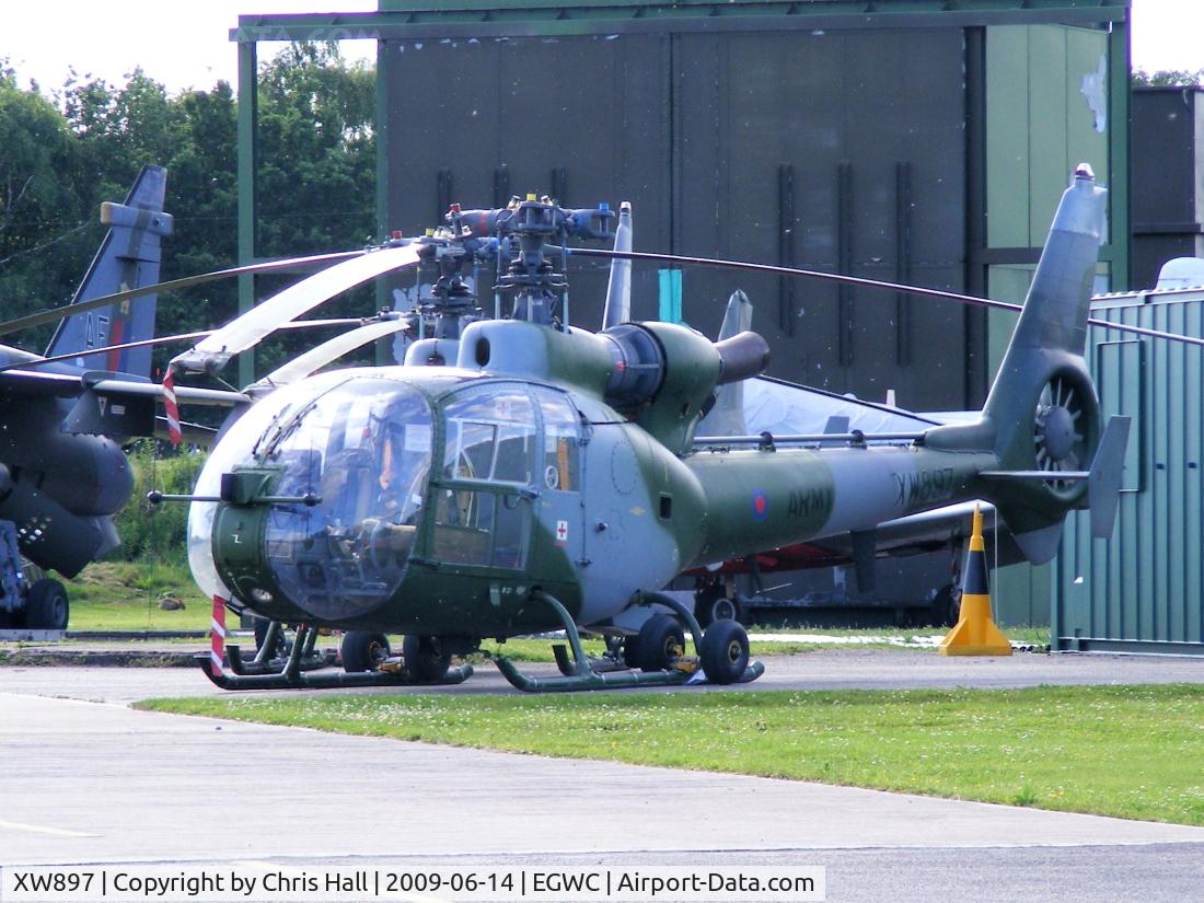 XW897, 1974 Westland SA-341B Gazelle AH1 C/N WA1178, Defence College of Aeronautical Engineering