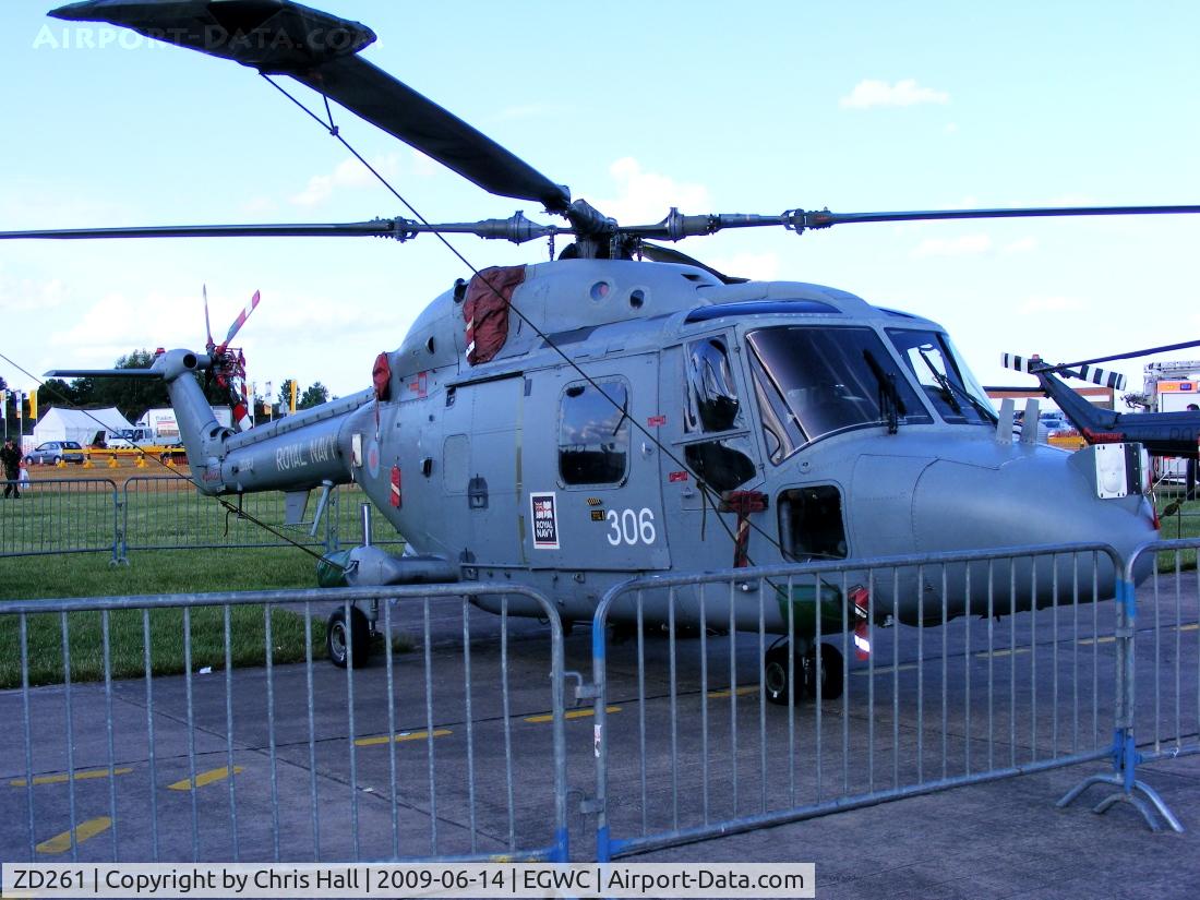 ZD261, 1983 Westland Lynx HMA.8DSP C/N 295, Static display at the Cosford Air Show