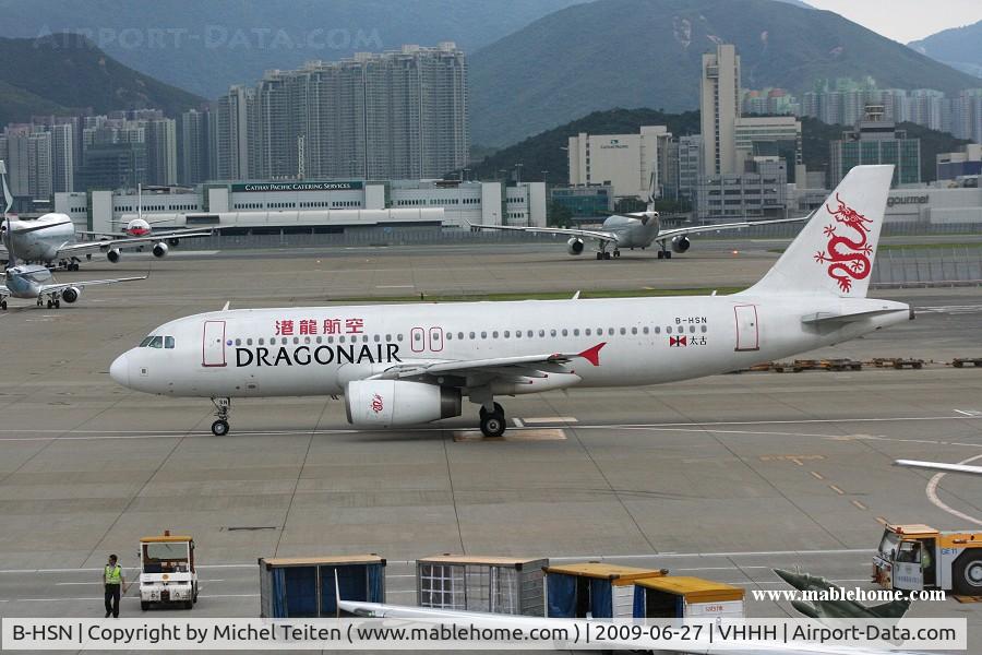 B-HSN, Airbus A320-232 C/N 2428, Dragonair