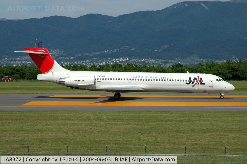 JA8372, 1991 McDonnell Douglas DC-9-87 C/N 53041, JAL MD-87 already retired
