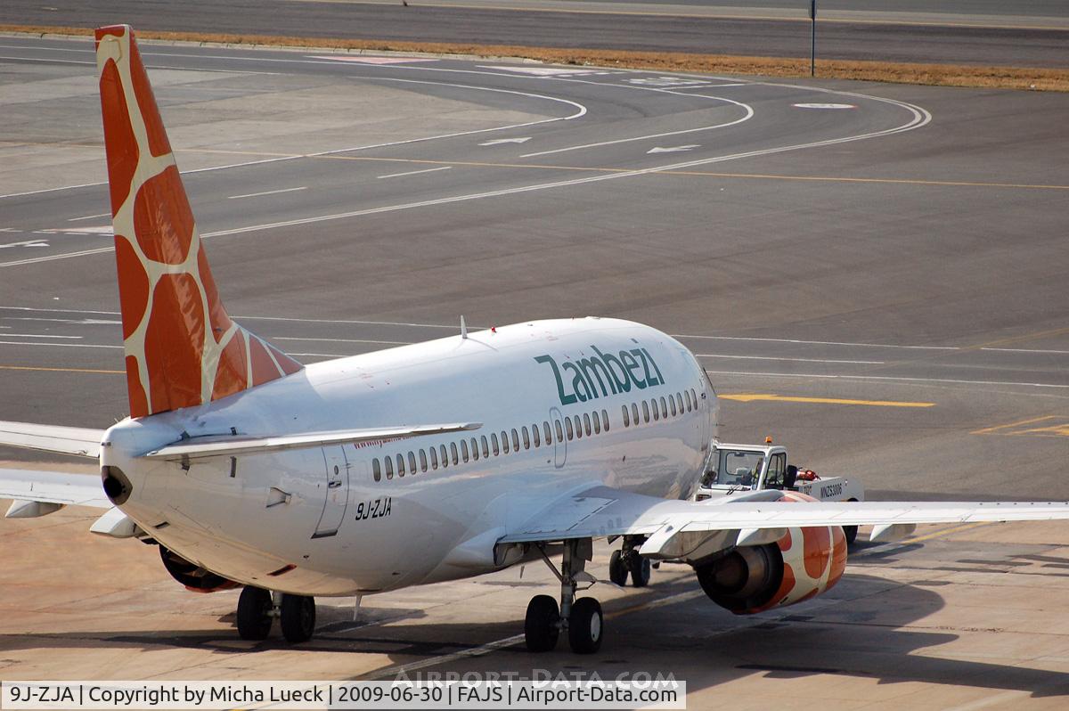 9J-ZJA, 1993 Boeing 737-5Y0 C/N 26101, At Jo'burg