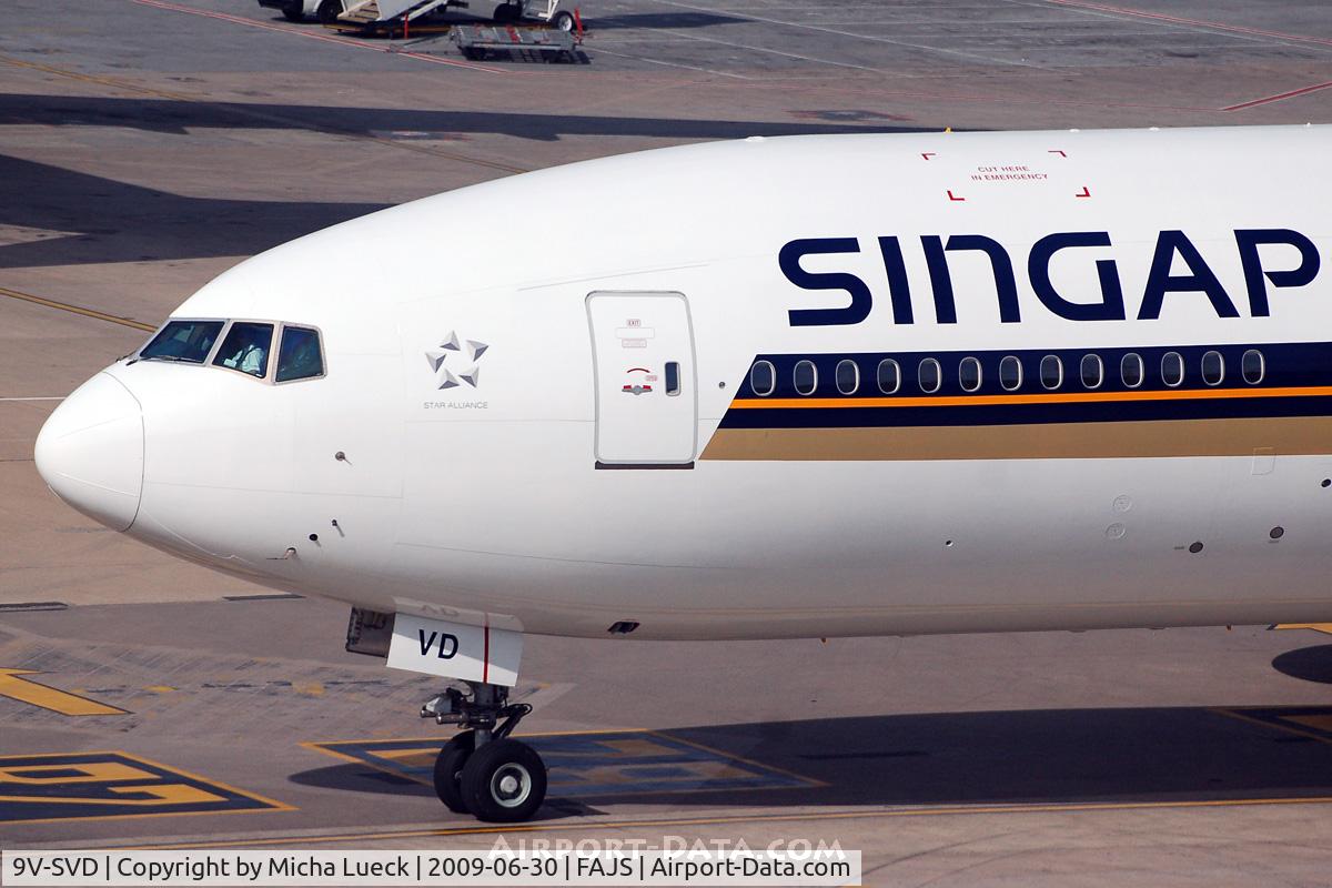 9V-SVD, 2001 Boeing 777-212/ER C/N 30869, At Jo'burg