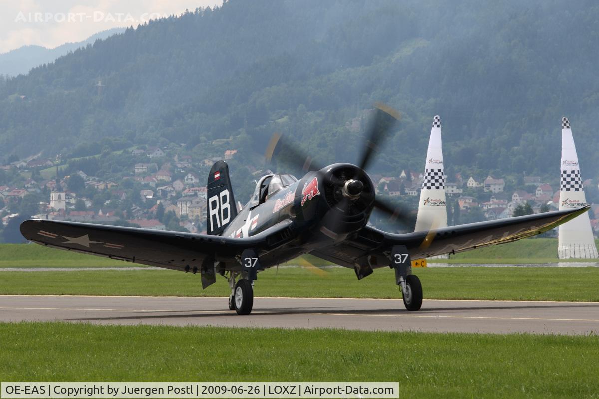 OE-EAS, 1945 Vought F4U-4 Corsair C/N 9149, Red Bull Vought F4U-4 Corsair