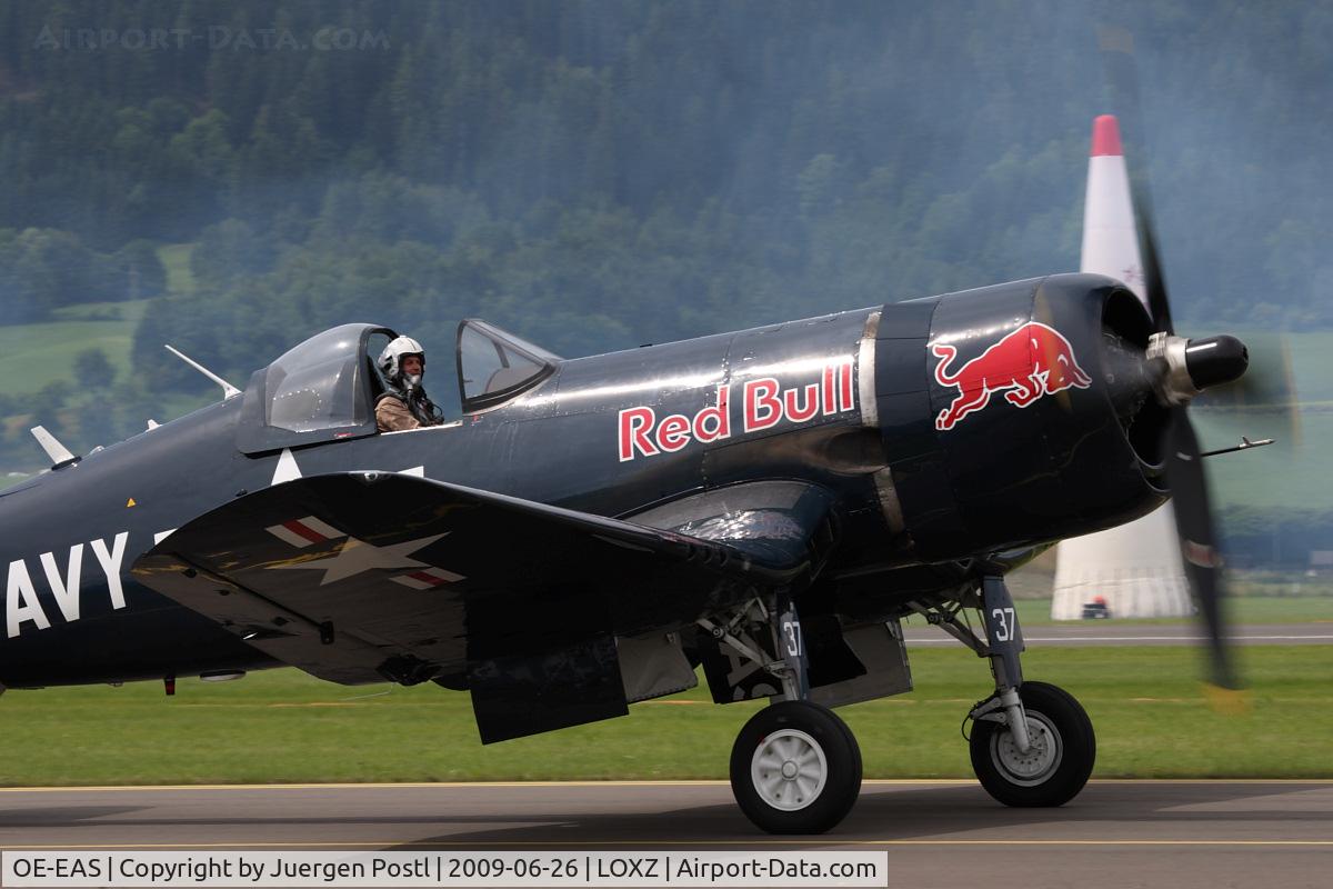 OE-EAS, 1945 Vought F4U-4 Corsair C/N 9149, Red Bull Vought F4U-4 Corsair