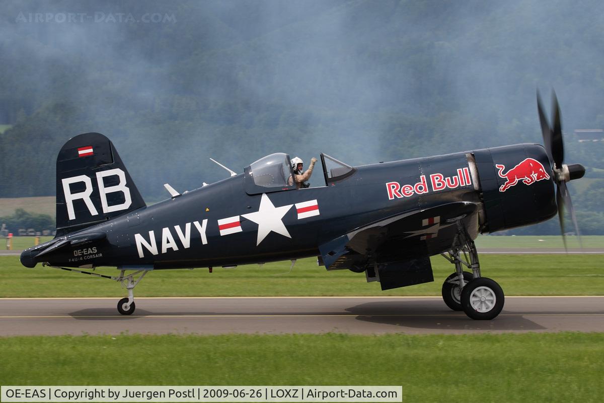 OE-EAS, 1945 Vought F4U-4 Corsair C/N 9149, Red Bull Vought F4U-4 Corsair
