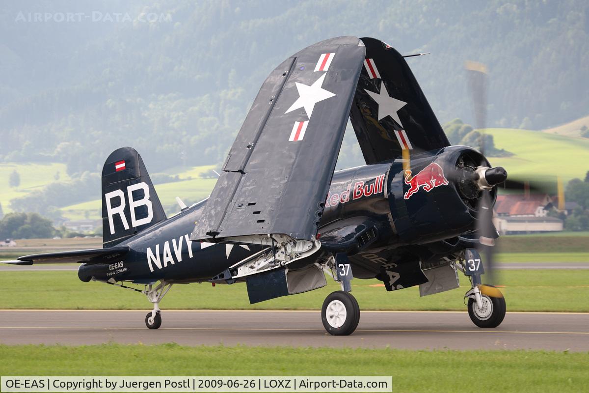 OE-EAS, 1945 Vought F4U-4 Corsair C/N 9149, Red Bull Vought F4U-4 Corsair