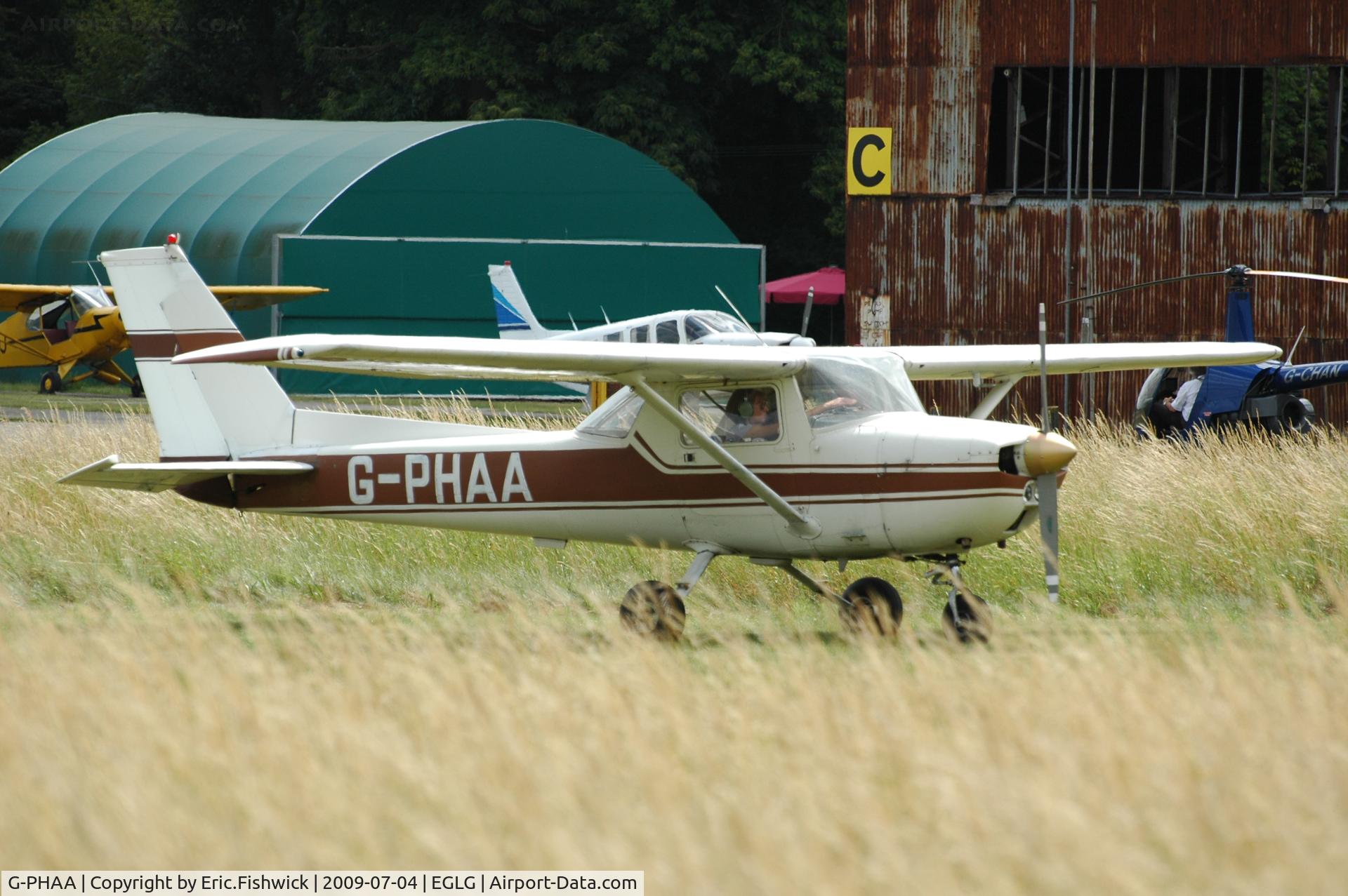 G-PHAA, 1974 Reims F150M C/N 1159, G-PHAA at Panshanger Airfield