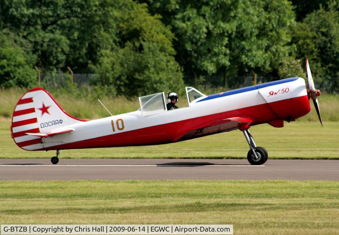 G-BTZB, 1980 Yakovlev Yak-50 C/N 801810, Aerostars display team at Cosford Airshow